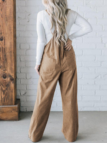Loose Fit Overalls