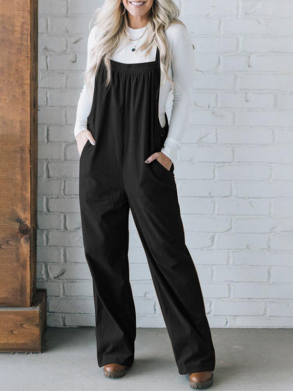 Loose Fit Overalls
