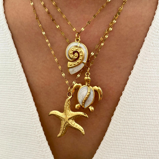 Golden Tide Pendant Set