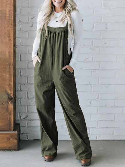 Loose Fit Overalls