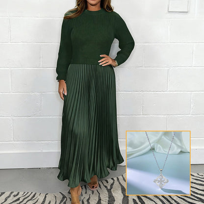 Celina Elegant Pleated Dress