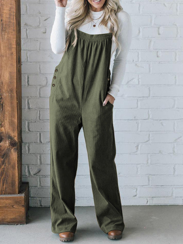 Loose Fit Overalls