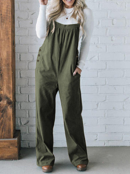 Loose Fit Overalls