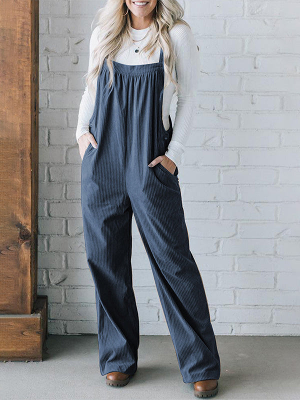Loose Fit Overalls