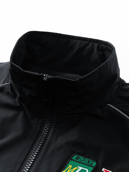 Relax Fit Embroidered Racing Jacket