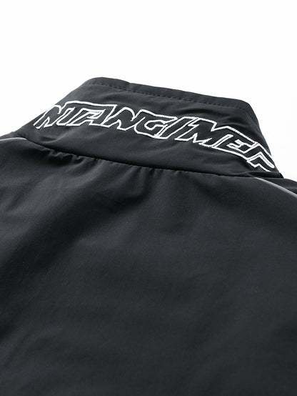 Relax Fit Embroidered Racing Jacket