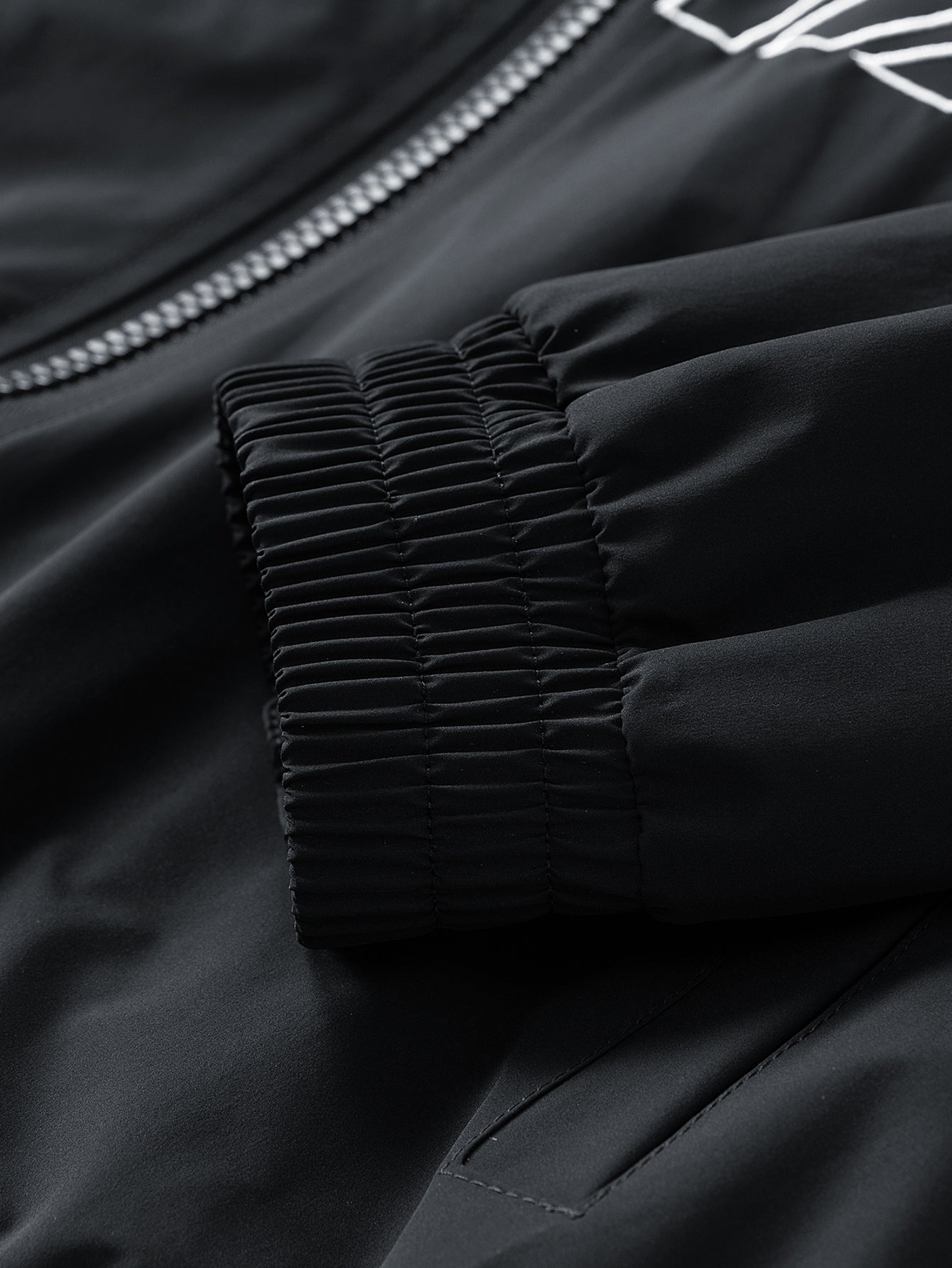 Relax Fit Embroidered Racing Jacket