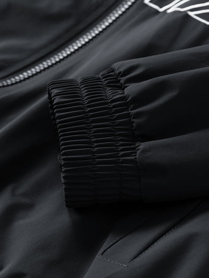 Relax Fit Embroidered Racing Jacket