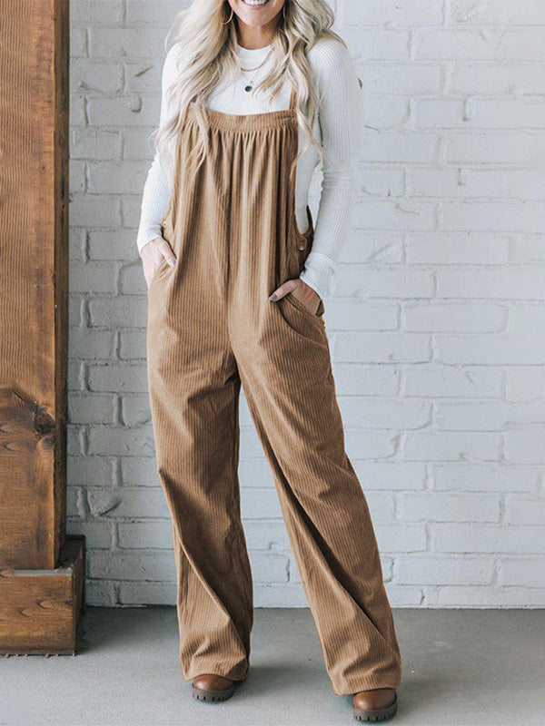 Loose Fit Overalls