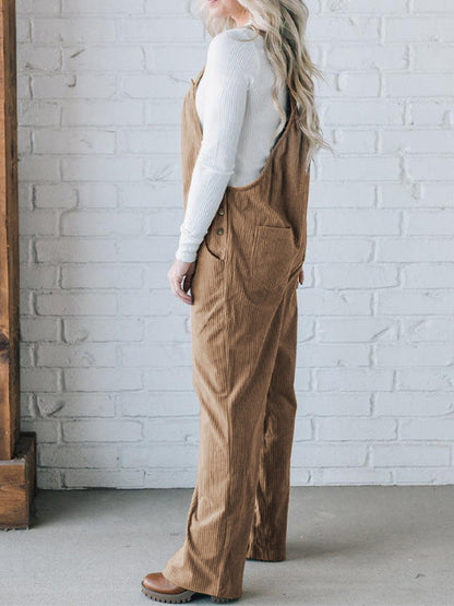 Loose Fit Overalls