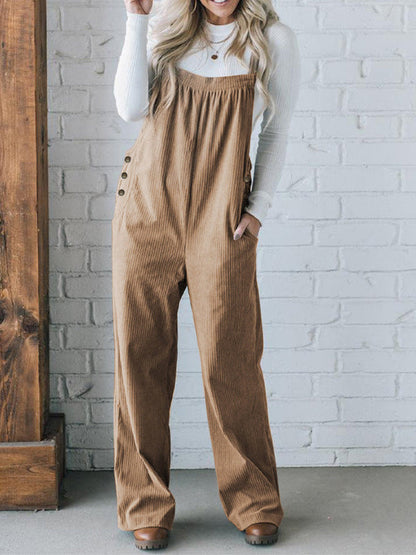 Loose Fit Overalls