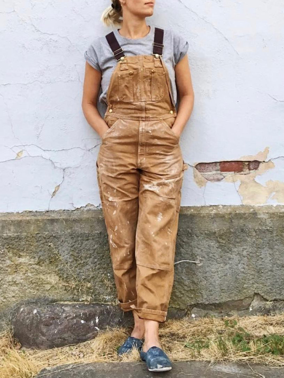 Duck Bib Overalls Canvas Workwear Dungarees